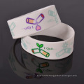 Popular wholesales customized logo and print silicone wristband